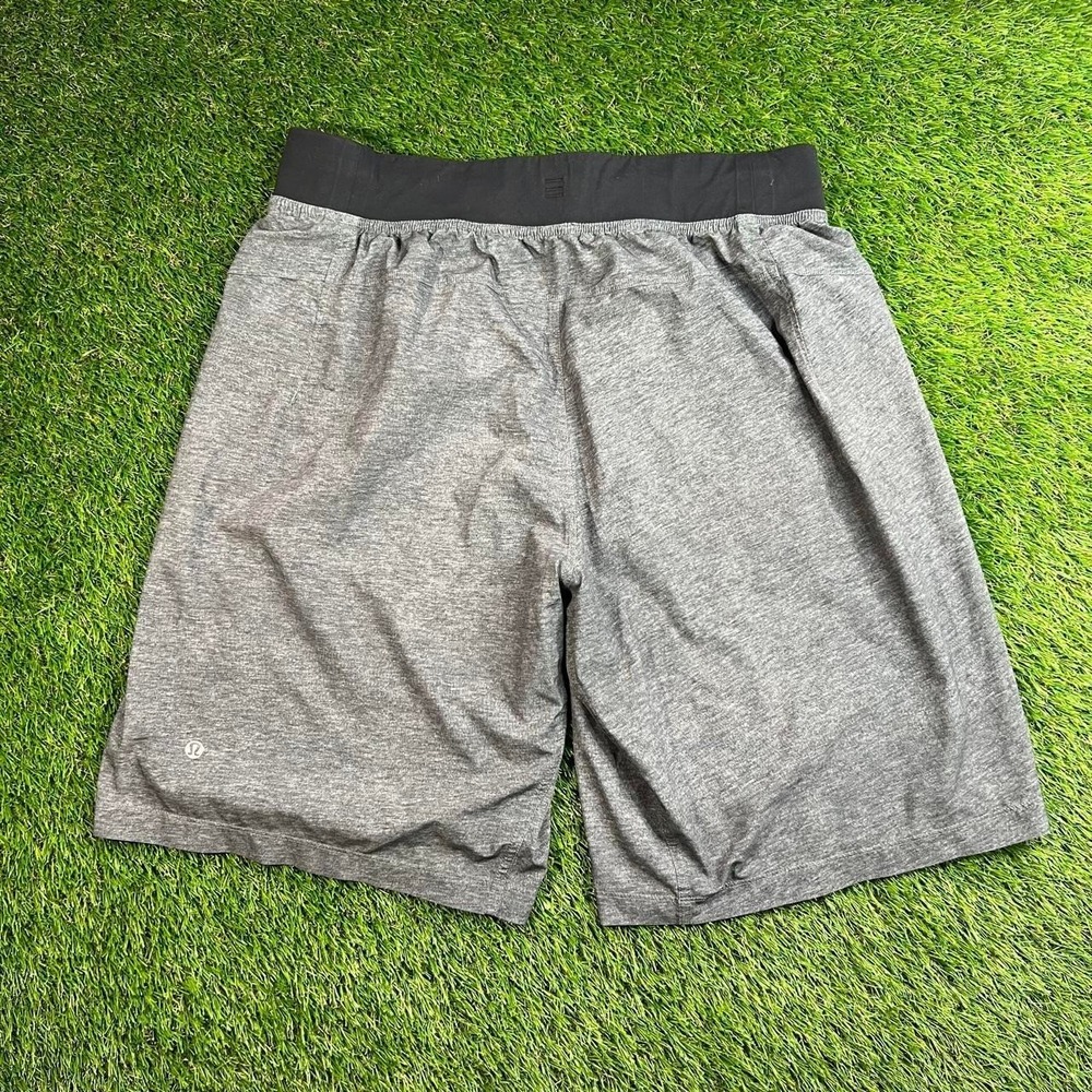 Lululemon Pace Breaker Shorts Men's Large Gray Heather Athletic Running Gym Wear - Picture 2 of 6